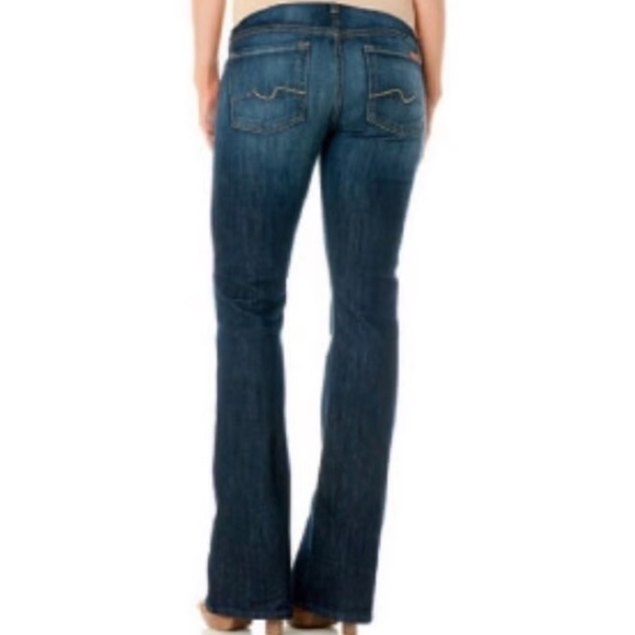 7 For All Mankind x Pea in a Pod Maternity Bootcut Jeans Size 29 - Dark Wash - Picture 1 of 10